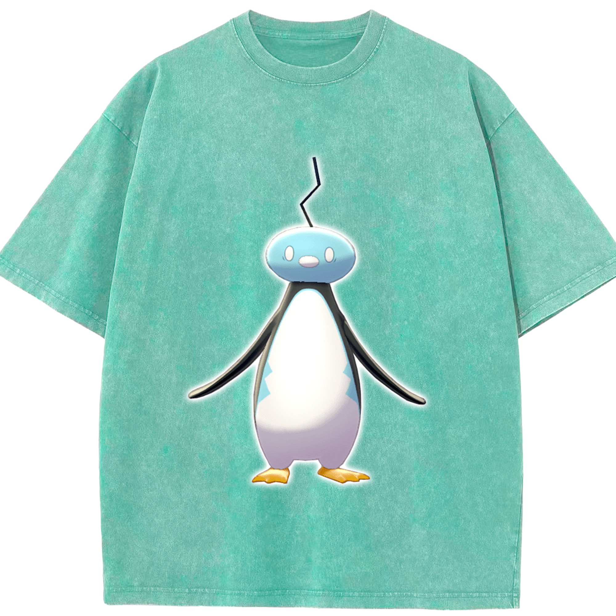 （画像用） ポケットモンスター Pokémon 綿100% ヴィンテージ風 半袖Tシャツ（フロントプリント）